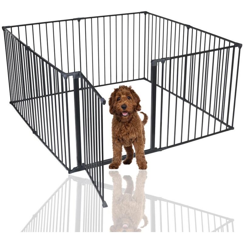 Bettacare - Pet Pen, 144cm X 144cm, Black, 70cm High, Dog Pen For Pets And Puppies, Dog Playpen Suitable For Indoor And Outdoor Use