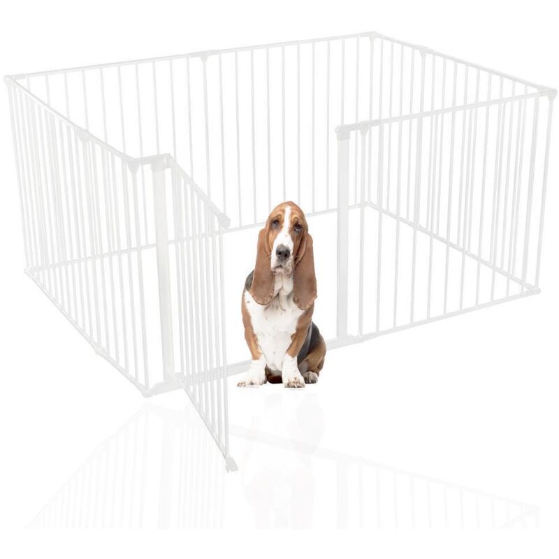 Bettacare - Pet Pen, 105cm X 144cm, White, 70cm High, Dog Pen For Pets And Puppies, Dog Playpen Suitable For Indoor And Outdoor Use