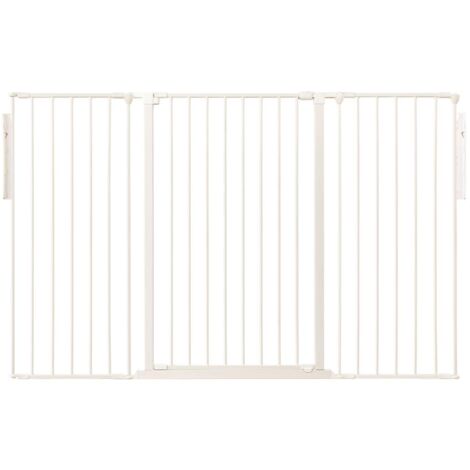 Bettacare Premium Extra Tall Multi Panel Flexible Dog Barrier, up to 174cm Wide, White, 105cm Tall