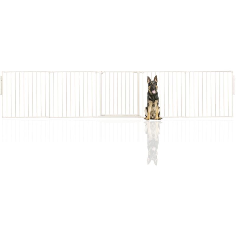 Bettacare - Premium Multi Panel Flexible Pet Barrier, Up To 370cm Wide, White, 70cm High