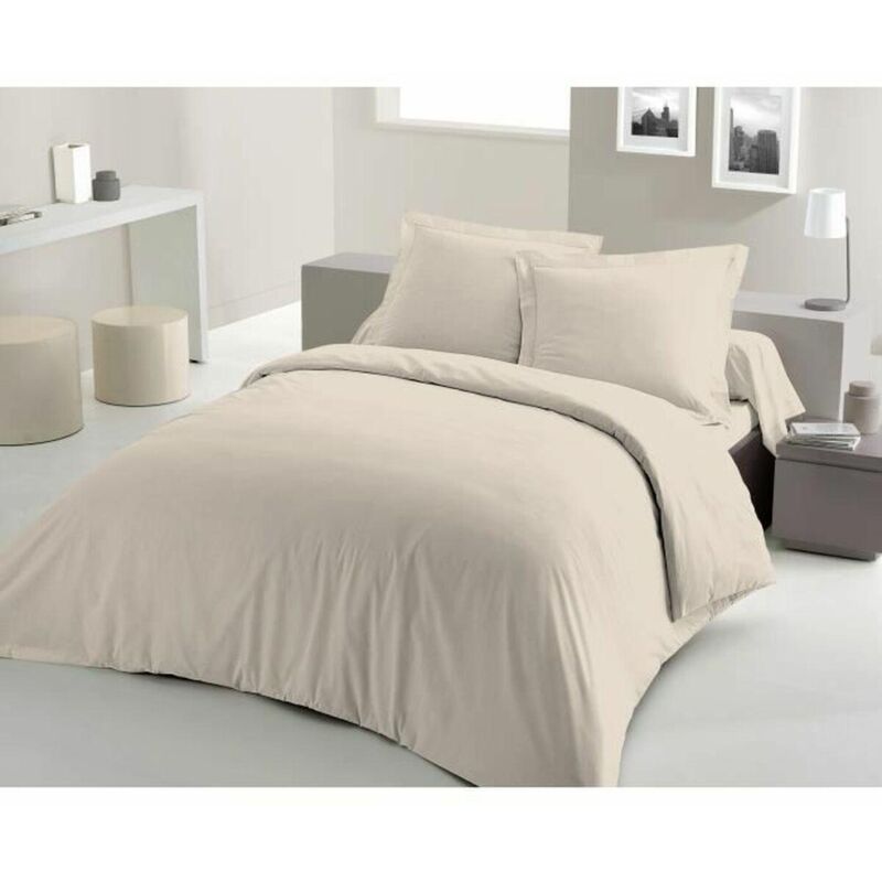 Lovely Home Bettdeckenbezug Beige Creme 240x260 Cm