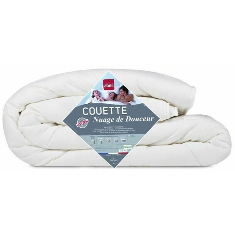 Les Tendances Abeil Leichte Komfortdecke 200x200 Cm Weiß