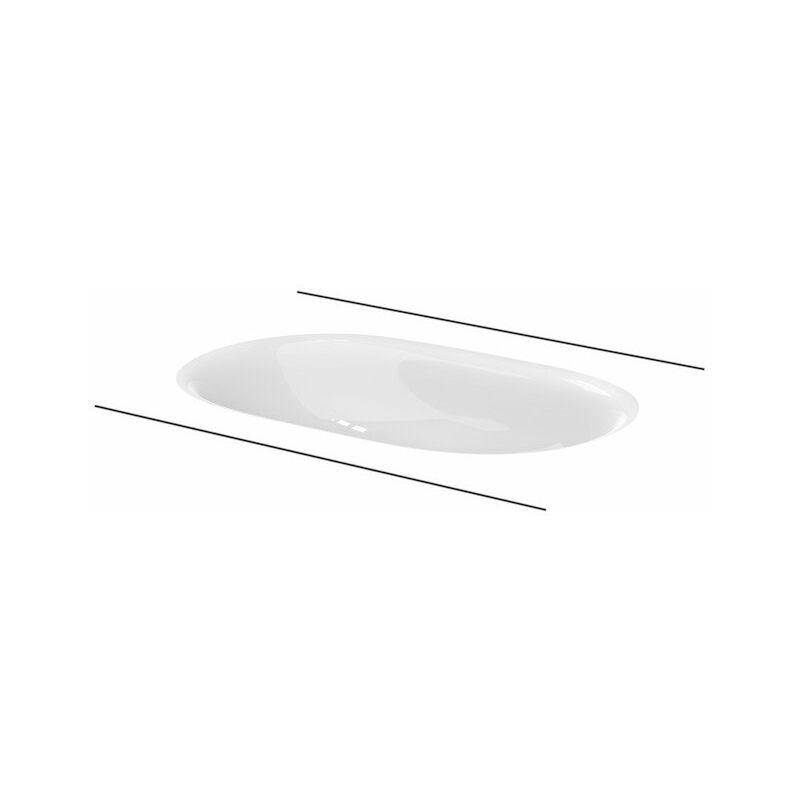 

Comodo Lavabo bajo encimera, sin agujero para grifo, A217, 574 x 380 mm, color: Blanco con Glasur Plus - A217-000,PW - Bette
