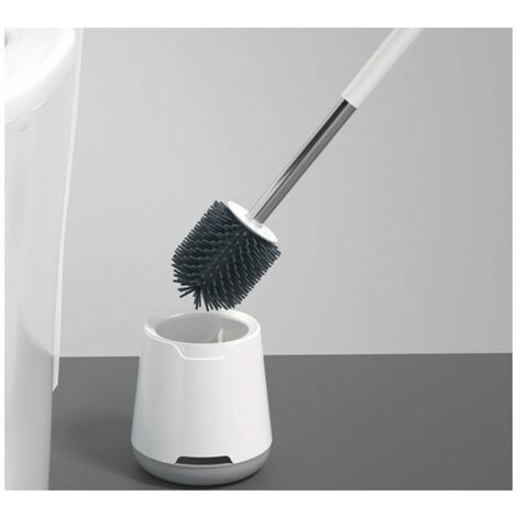 BETTE Escobilla de Inodoro, Vertical, Escobillas y Soportes de Silicona para Inodoro, Escobilla de Inodoro Antibacteriana con Base de Filtro de Agua y Secado Rápido, para Baño, Inodoro