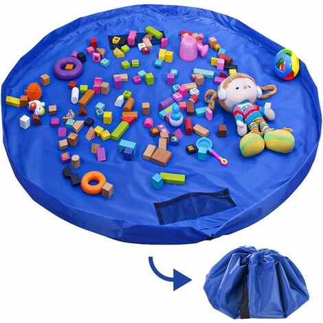 6tlg Set Kinder Sommer Garten werkzeugse Spielzeug Geschenk mit Tragetasche Blau 