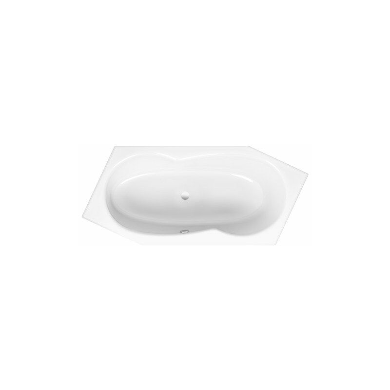 

Bette Metric, Bañera 206x90x45cm, 6841- extremo izquierdo de los pies, frontal de desbordamiento, color: Blanco - 6841-000