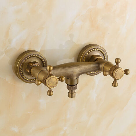 BETTE Robinet mitigeur mural en laiton pour baignoire, douche, robinet de salle de bain vintage