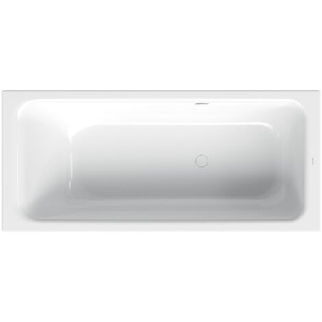 Bette Select Badewanne Weiß 1800x800x420/30mm Fußende rechts seitl. Überlauf hinten Unterbau Rechteck GT-Stahl