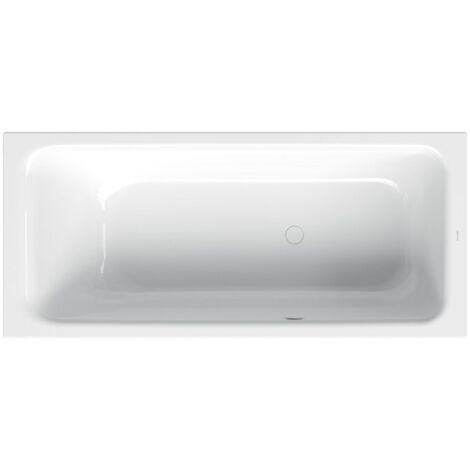Bette Select Badewanne Weiß 1800x800x420/30mm Fußende rechts seitl. Überlauf vorne Unterbau Rechteck GT-Stahl