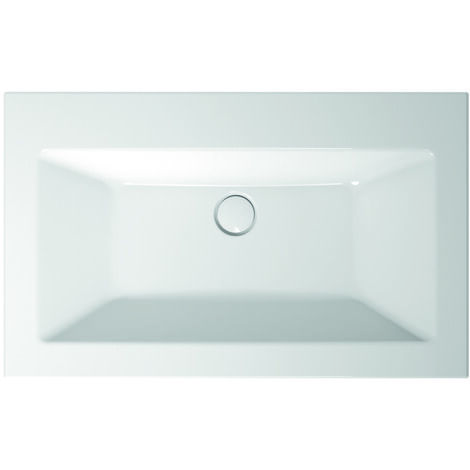 Betteloft Einbauwaschtisch mit Hahnloch, A230 800 x 495 mm,