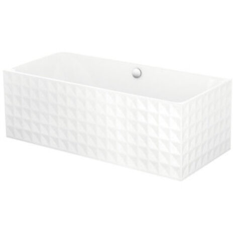 Betteloft Ornament Badewanne, 181x81x42 cm, CFXX6A,