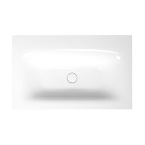 BetteLux Einbau-Waschtisch ohne Hahnloch, A161 800 x 495 mm,