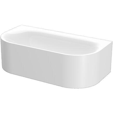 BetteLux Oval I Silhouette Vorwand-Badewanne 190x95x45cm, 2