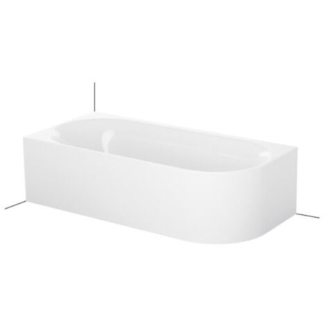 BetteLux Oval IV Silhouette Eck-Badewanne 195x95x45cm, 2