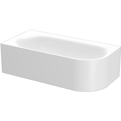 BetteLux Oval IV Silhouette esquina bañera 195x95x45cm, 2
