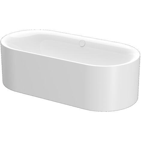 BetteLux Oval Silhouette bañera independiente, 190 x 90 x 45 cm,