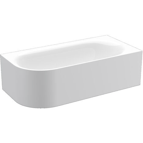BetteLux Oval V Silhouette, esquina bañera 195x95x45cm, 2