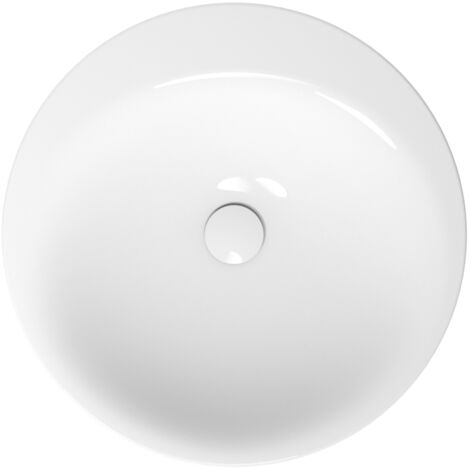 BetteLux Ovale lavabo à encastrer avec trou de robinet, A220HLW1