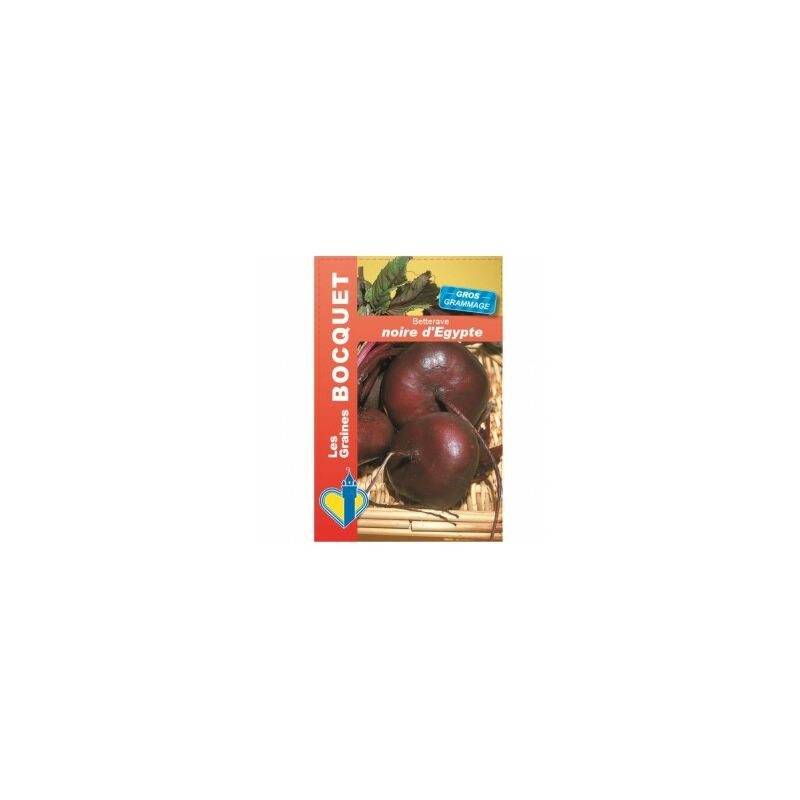 Graines Bocquet - Betterave noire d'Egypte (plate) gros grammage - 21g