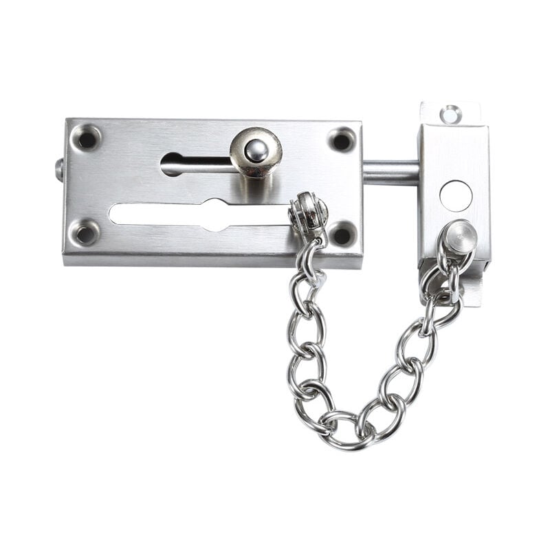 1 Stück Edelstahl Türkette Sicherheitsschloss Silber Diebstahlsicherung Solid Slide für Home Hotel Zuverlässiger Schutz für Familie – Betterlife | 09466991719528