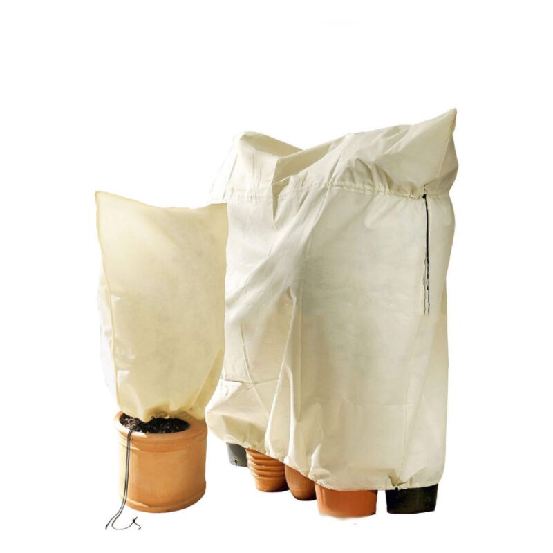 2 pièces (180 120cm + 80 60cm) couverture de protection contre le gel des plantes hivernales couverture de protection des plantes d'hiver couverture