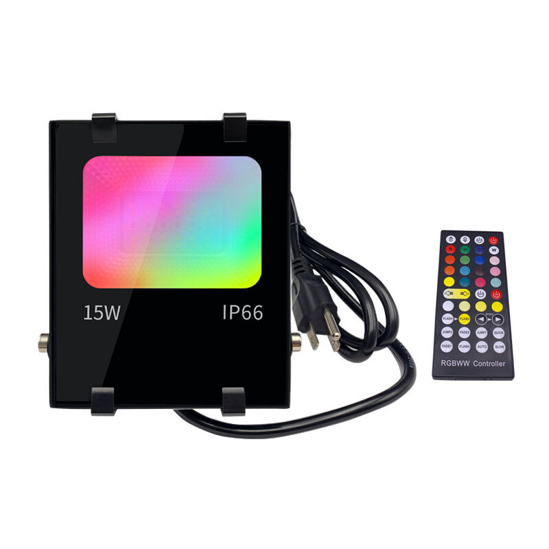 BetterLife RGBW Explorer LED Exterior 15W Controlled by Smartphone, Intelligent RGB Spot LED Color, IP66 Waterproof, 20 Modes 16 Million Colors,