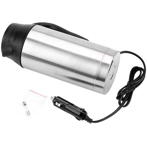 Bouilloire électrique de 750ml en acier inoxydable 12V Chauffage  automatique Chauffage rapide Tasse chauffante électrique Thermoses de  voyage Pour les longs trajets en voiture, camping, plein air : :  Cuisine et Maison