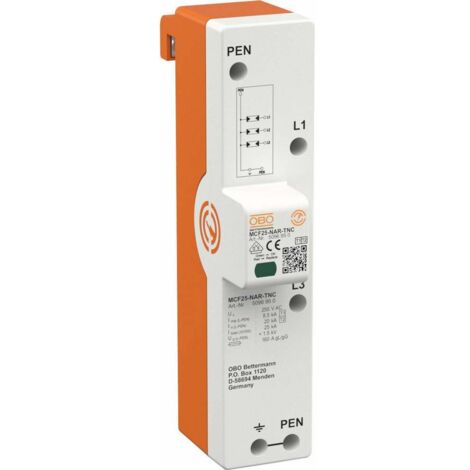 BETTERMANN MCF25-NAR-TNC ÉCHELLE DE SURTENSION 3 BROCHES 5096950