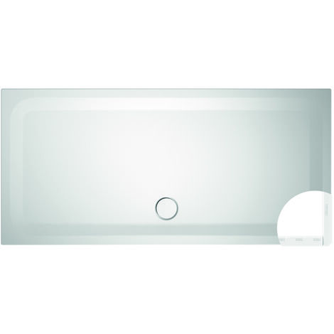 BetteUltra Plato de ducha rectangular con soporte mínimo de