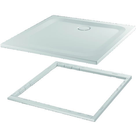BetteUltra receveur de douche rectangulaire avec support de