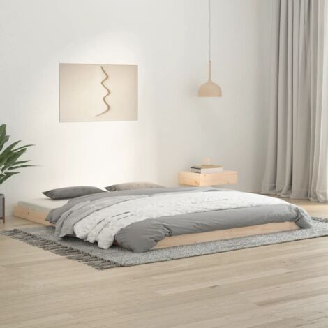 Bettgestell 160x200 cm aus massivem Kiefernholz