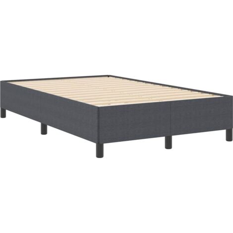 Bettgestell Dunkelgrau 120x190 cm Cordstoff vidaXL456558