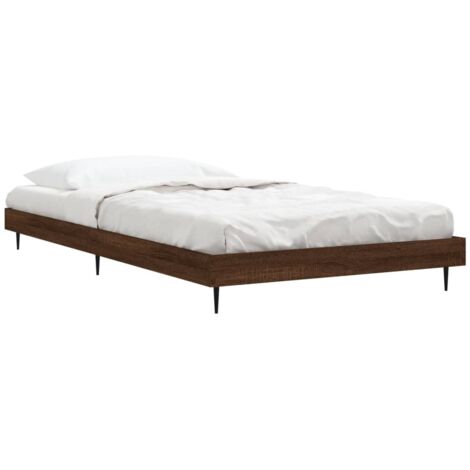 Bettgestell Eiche braun 90x190 cm Holzwerkstoff