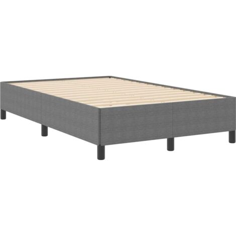 Bettgestell Hellgrau 120x200 cm Cordstoff vidaXL193505