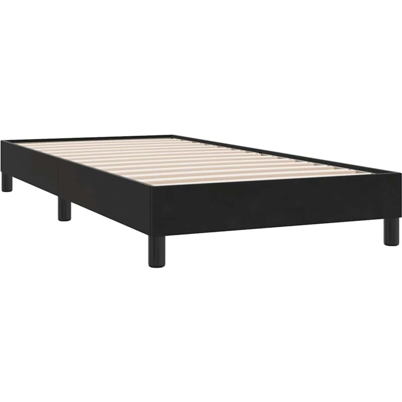 Bettgestell Ohne Matratze Schwarz 80x220 Cm Samt Vidaxl
