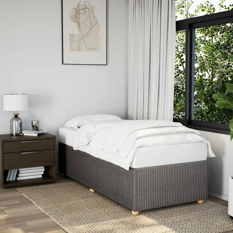 Bettgestell Ohne Matratze Taupe 90x200 Cm Stoff Vidaxl