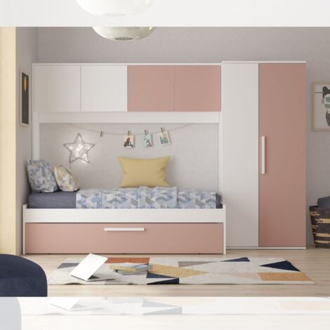 Bettzimmer mit Brücke 298,4 x 95,6 x 203,3 cm