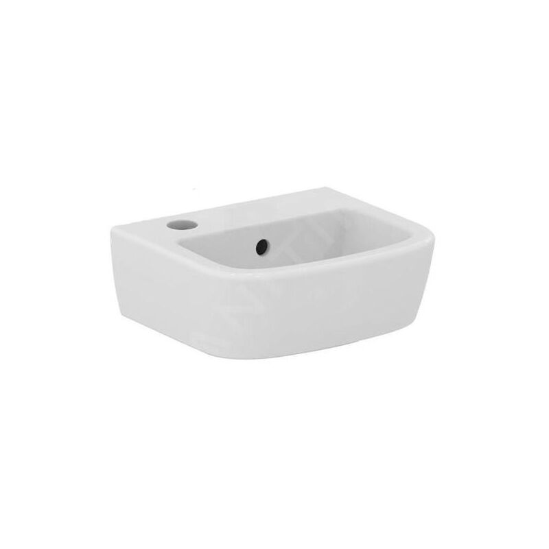 Tempo - Lave-mains 350x300x150 mm, un trou pour mitigeur à gauche, blanc T059501 - Ideal Standard