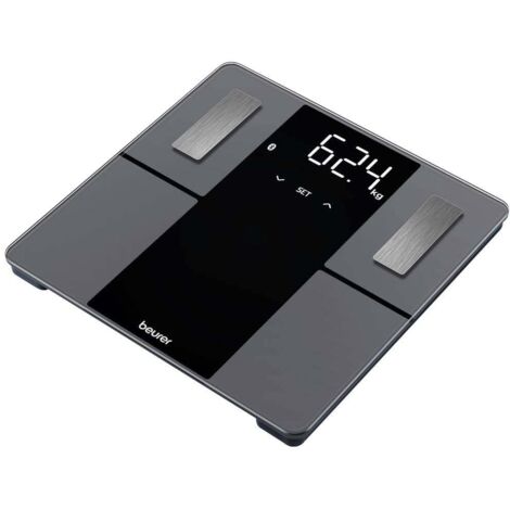 Beurer BF 500 Super Black Edition Quadrato Nero, Grigio Bilancia pesapersone elettronica
