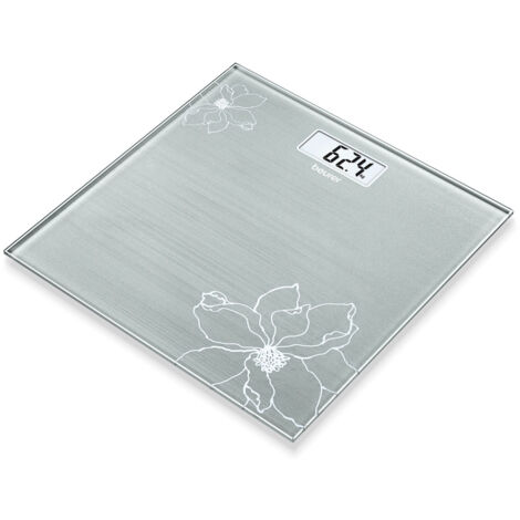 Beurer GS 10 Bilancia Pesapersone Vetro Glitter 180 kg Accensione Automatica