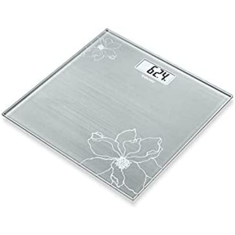Beurer GS-10 - Pèse-personne numérique ultra pèse-personne plat de verre, noir
