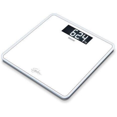 Beurer GS 400 SignatureLine White Bilancia in Vetro con Portata fino a 200 kg 31 x 31 cm Bianco