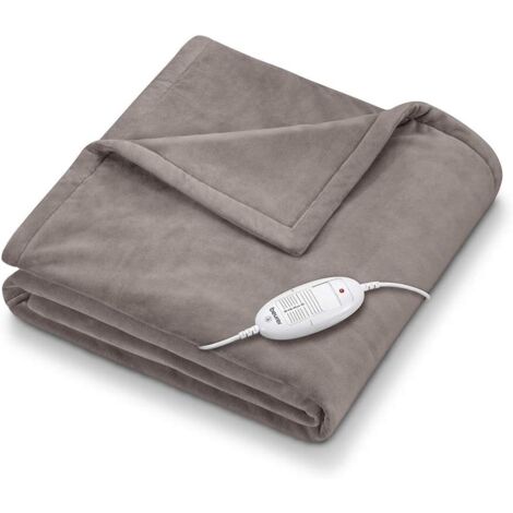 BEURER HD75 coperta riscaldata con spegnimento automatico 100W 180x130cm grigio