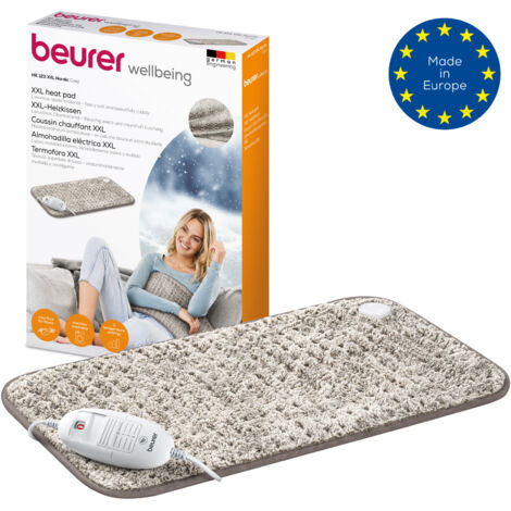 Beurer HK 123 XXL Cuscino Riscaldante Nordic in Tessuto Taupe, Color Taupe (27416)