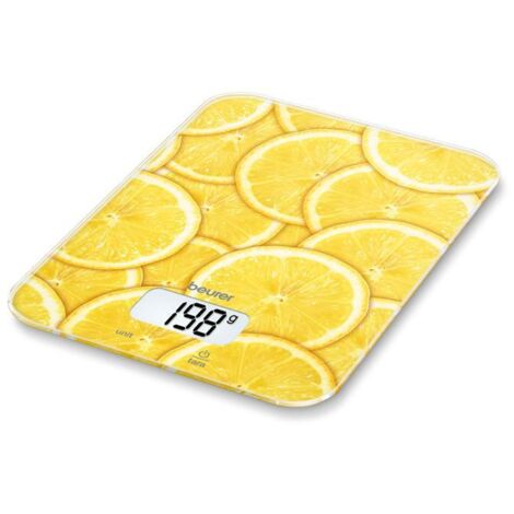 Beurer KS 19 Bilancia da Cucina Elettronica Lemon Limoni