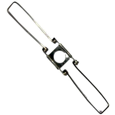 Beutel mit 10 Stück Federklammer für Tulpen 10 cm
