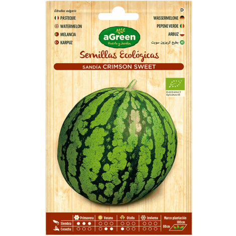 Beutel mit Bio-Wassermelonenkernen Crimson Sweet Agreen