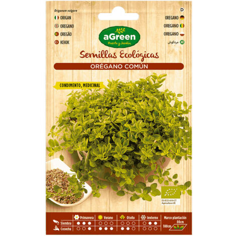 Beutel mit Öko-Agreen-Oreganosamen