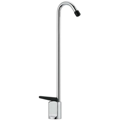 Beverino con comando a leva e bocca 300 mm Idral 02179L30 Cromato - Ottone