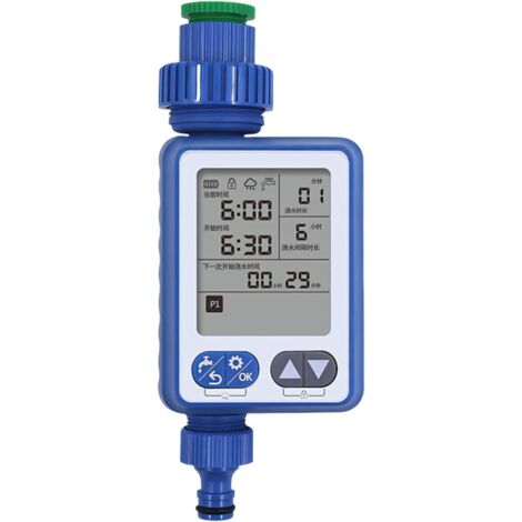 Bewässerung Timer Digital – Automatischer Bewässerungscomputer mit Regensensor, Garten Timer System